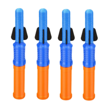 Lot de 4 lanceurs portatifs avec lanceurs en mousse