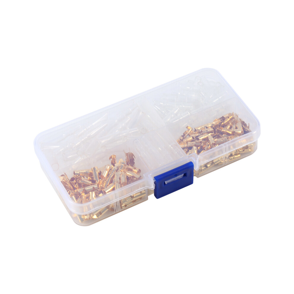 120pcs Brass 3.5mm Bullet Connector Terminal Male