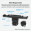 Dual Cold Shoe Mount Bracket 1/4 Arca for DSLR Camera A 6
