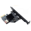 USB 3.1 front TYPE-E udvidelseskort PCIe X2 til TYPE-C frontkort 3