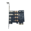 Placă PCI 4x USB 3.0 + Tip-C 5Gbps pentru desktop 4PIN 1