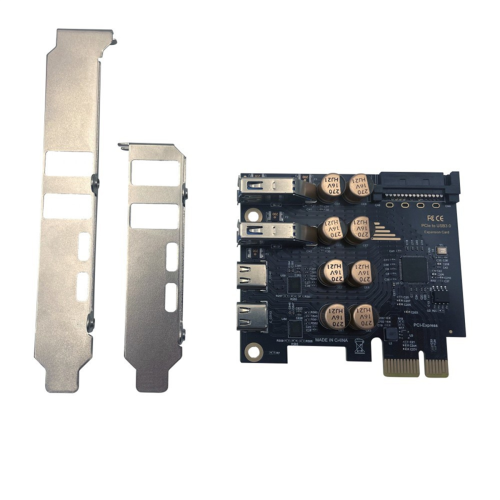 Placă PCI 4x USB 3.0 + Tip-C 5Gbps pentru desktop 1