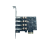 Κάρτα επέκτασης 4 θυρών USB 3.0 PCIE, ελεγκτής USB HUB 5Gb για επιτραπέζιο υπολογιστή 1
