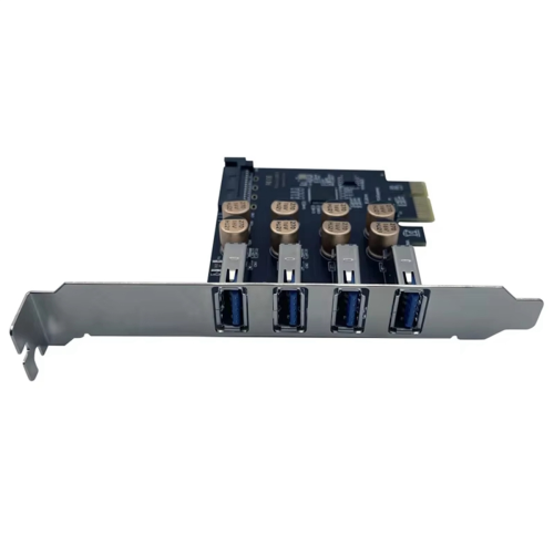 Placa de expansão PCI-E USB 3.2 5Gbps com alimentação para desktop 1