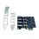 Κάρτα επέκτασης 4 θυρών USB 3.0 PCIE, ελεγκτής USB HUB 5Gb για επιτραπέζιο υπολογιστή 5