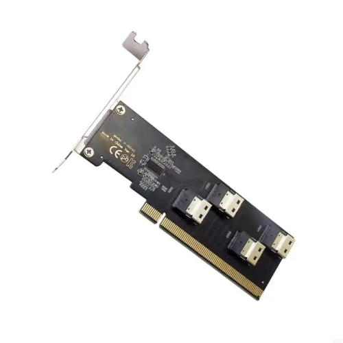 Κάρτα επέκτασης PCI-E 3.0 4.0 X16 σε 4 θύρες SFF-8654 4i 1
