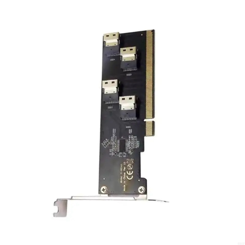 Κάρτα επέκτασης PCI-E 3.0 4.0 X16 σε 4 θύρες SFF-8654 4i 2
