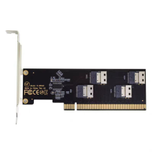 PCI-E 3.0 4.0 X16 till 4-portars SFF-8654 4i expansionsadapterkort