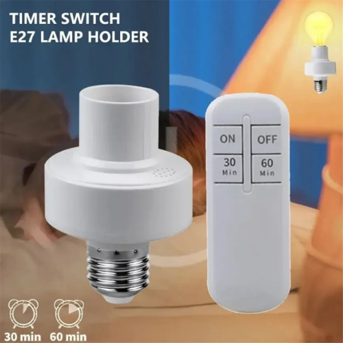 Wireless Remote Control Lamp Holder Timer Switch LED Light 1