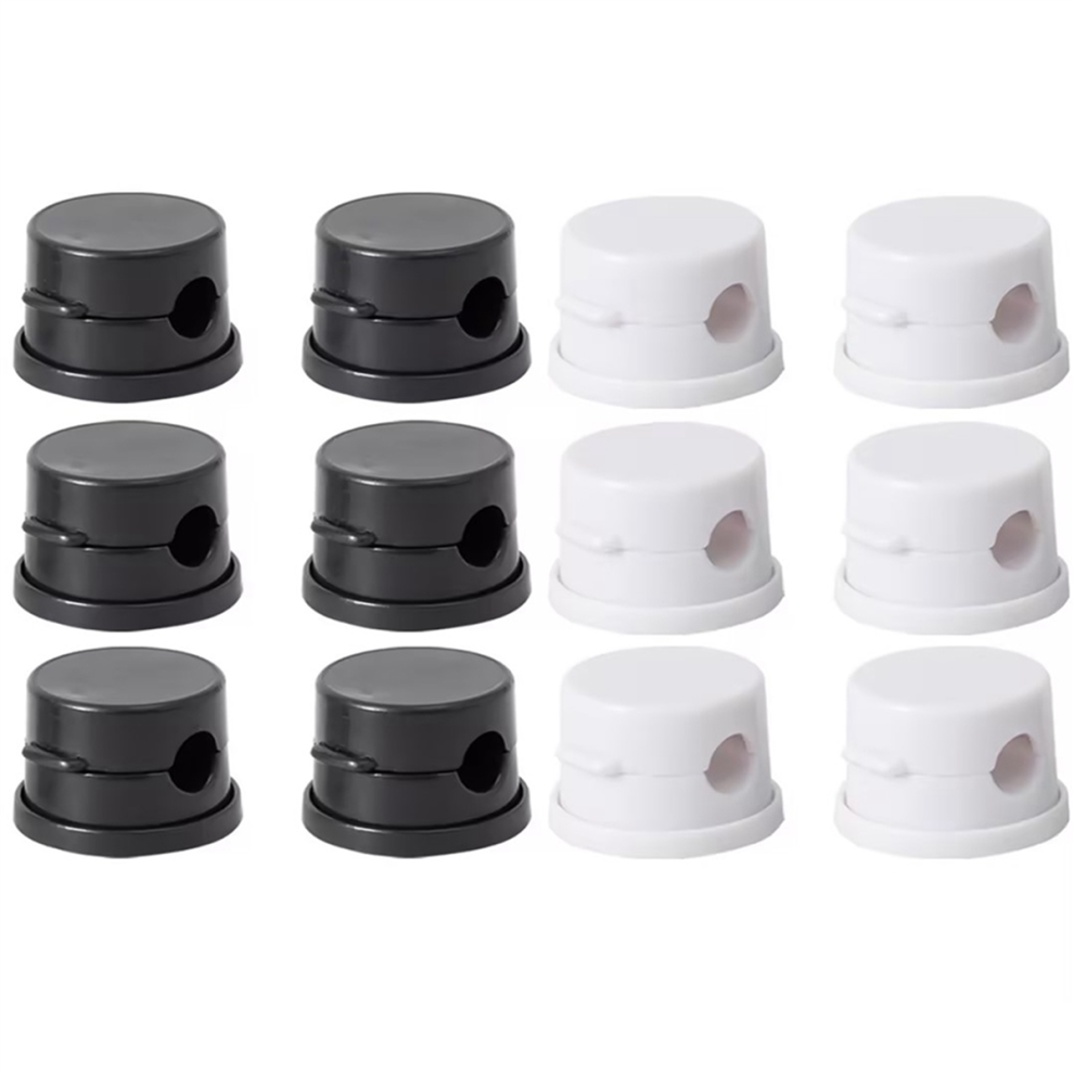 12Pcs Magnetic Cable Clip Adjustable Rotatable Cord Holder Under 4714157412895