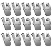 15 peças de ganchos para quadros com garra para drywall, capacidade de 40 lb cada