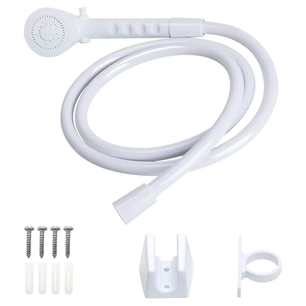 Rv Shower Replacement Shower Head With Hose & Guide Ring 4714157414479