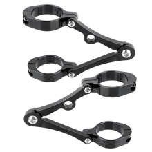 Motorsykkel universal frontlyktbrakettfeste svart