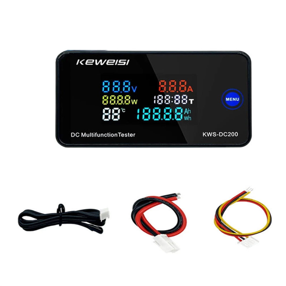 Keweisi Kws-Dc200 Digital Voltmeter Ammeter 0-200V 10A 4714157417029