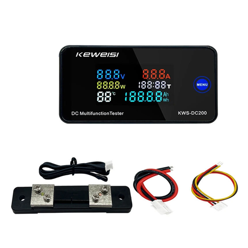 Keweisi Kws-Dc200 Digital Voltmeter Ammeter 0-200V 50A 4714157417036