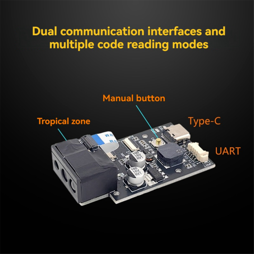 Módulo de leitor de código de barras GM69Pro USB UART QR Code 2