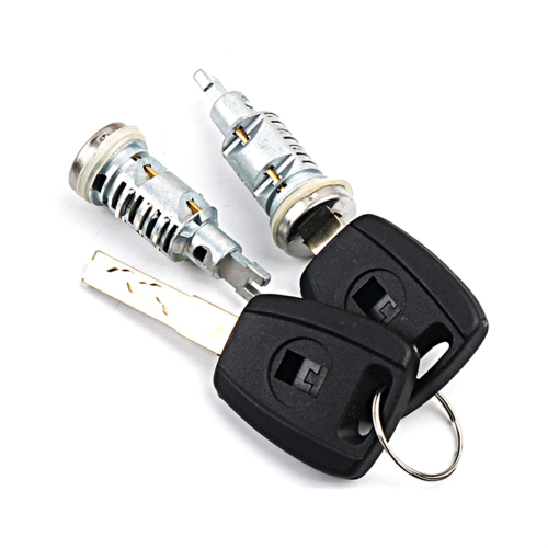 Replacement Auto Full Set Door and Ignition Lock Cylinder for 2