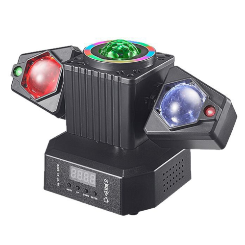 50W LED περιστρεφόμενο φως λέιζερ strobe disco DMX512 EU Plug 2