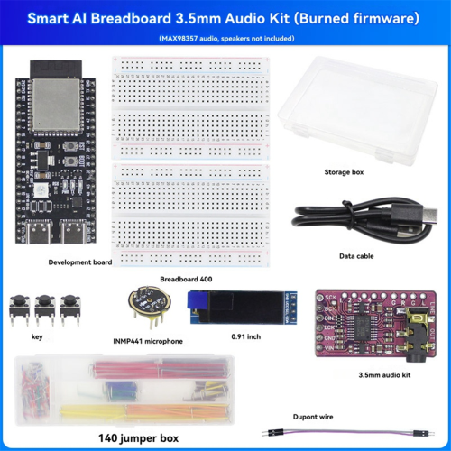 AI-talechatrobot ESP32-S3 utviklingskort Brødbrett 1