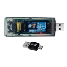 NMMiner Miner Ampérmetr Tester + Adaptér USB-A Řada Form Chain