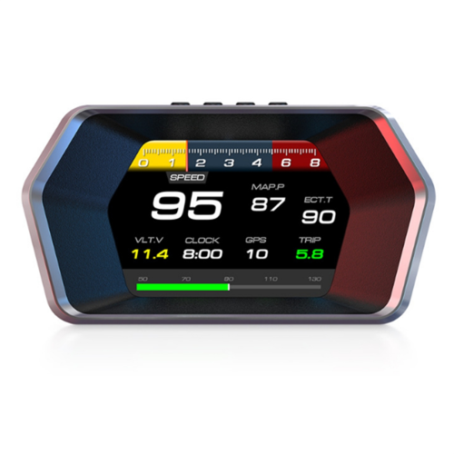 P17 HUD Head Up Display Auto Display Auto Computer Digital Tachometer 1