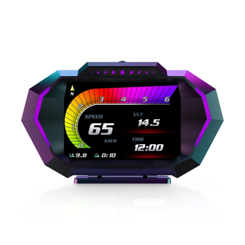HUD P24 OBD2+GPS Head-up-display indbygget computer multifunktionel