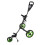 Golf Push Cart Golf Bag Cart 3 Wheeled Folding 9