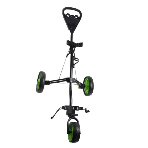 Golf Push Cart Golf Bag Cart 3 Wheeled Folding 1