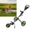Golf Push Cart Golf Bag Cart 3 Wheeled Folding 11