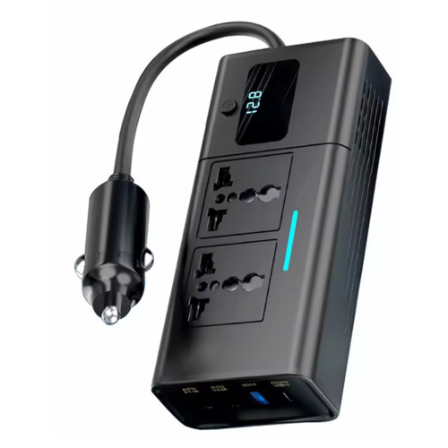 Bil 220v inverter 12 til 220 spenningsstrømomformer 200W