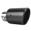 LED-lyddæmper kulfiber udstødningslyddæmperrørspids 63-65mm indløb 1