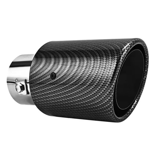 LED-lyddæmper kulfiber udstødningslyddæmperrørspids 63-65mm indløb