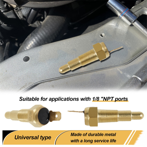 Engine Cooling Fan Thermostat Sensor Switch 1/8inch NPT 1