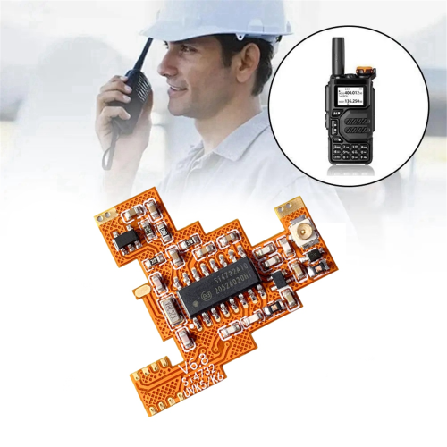 SI4732 V6.8 FPC-modul + 512KB-chip + skrivekabelsæt til 2