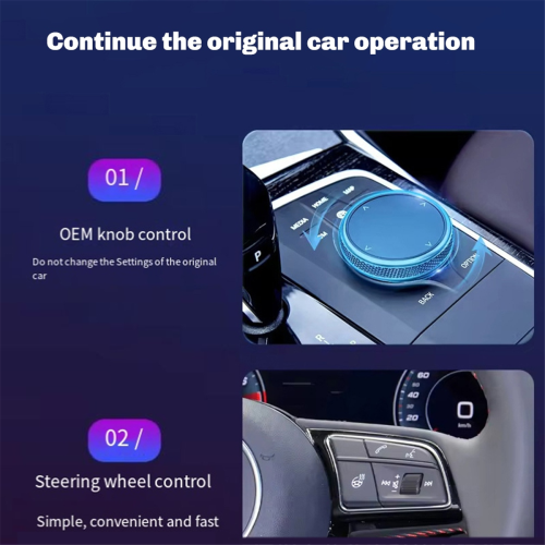 Mini adaptor wireless CarPlay pentru Android Auto, dongle Carplay 2 în 1 2