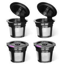 Újrafelhasználható K-csészék K Mini, K Elite, K Classic és K Compact készülékekhez (4 db)