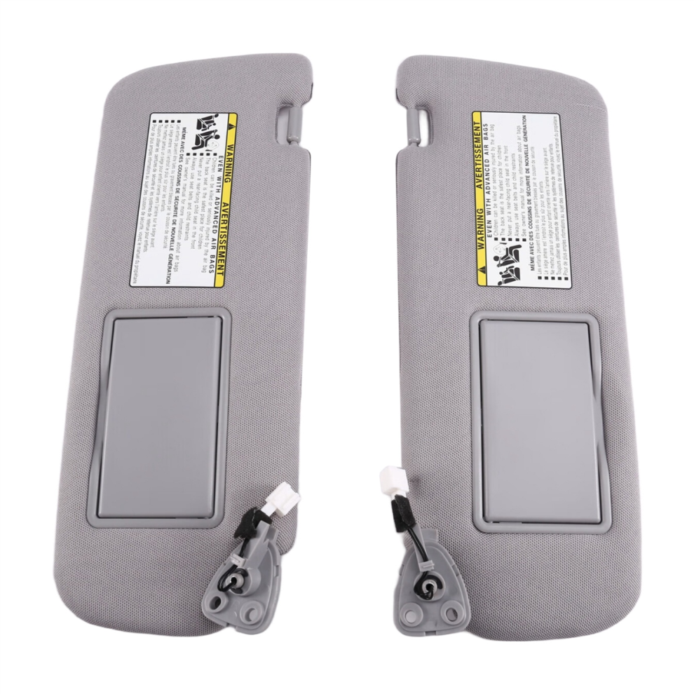 1Set Car Lh Rh Sun Visor Cloth For 2006-2010 Gray 4713552783432