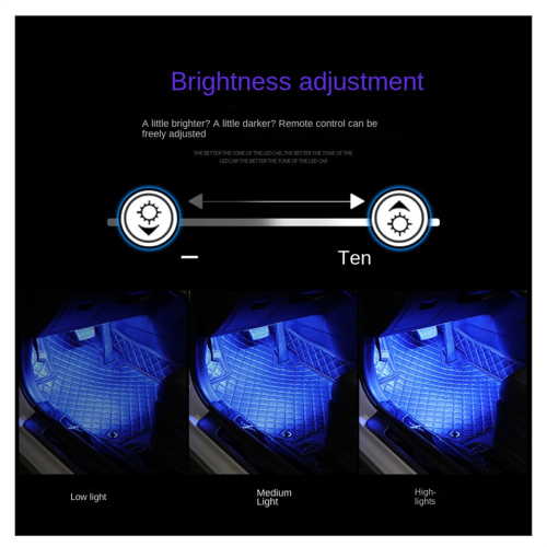 Φώτα LED για μοτοσικλέτα RGB APP Έλεγχος ήχου 48 φώτα 2