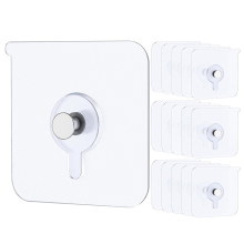 Ganchos adesivos para quadros, 33 libras de carga, cabides para quadros resistentes, 20 peças
