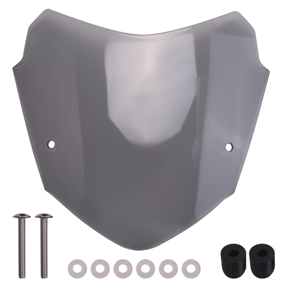 Motorcycles Sport Wind Deflector Retro Windshield Smoke Gray 4711175583767