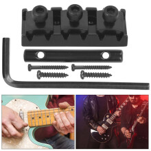 Leichter schwarzer GE99 Gitarrenkamm mit Befestigungsstange und Montagesatz