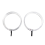 Bil LED 80MM Aperturringe Hvidt Lys Angel Eyes Lys 2