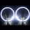 Bil LED 80MM Aperturringe Hvidt Lys Angel Eyes Lys 7