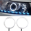 Bil LED 80MM Aperturringe Hvidt Lys Angel Eyes Lys 6