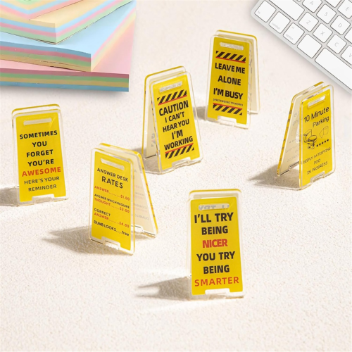 Grappige Sticky Note Houder - 6 stuks notitiehouderclips 1