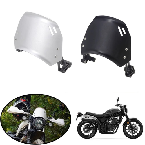 Motorcykeltilbehør Vindafviser Retro til Sort 2