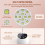 UV-LED-Nagellampe, 36 W Mini-UV-Licht, mit 4 Timern 4
