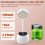 UV-LED-Nagellampe, 36 W Mini-UV-Licht, mit 4 Timern 3