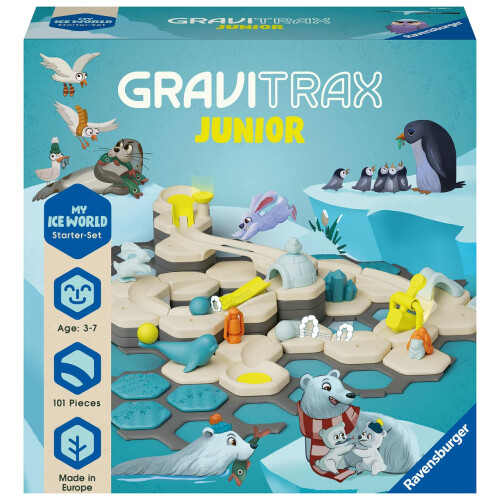 Ravensburger Ravensburger GraviTrax Junior Starter Set L Ice - Διαδρομές Μαρμάρου, STEM και Κατασκευές για Παιδιά 3+ 2