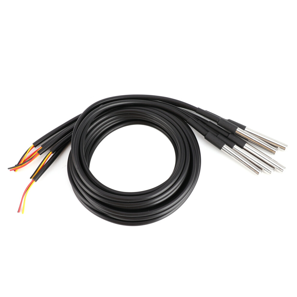 5Pcs Temperature Probe Sensor Stainless Steel